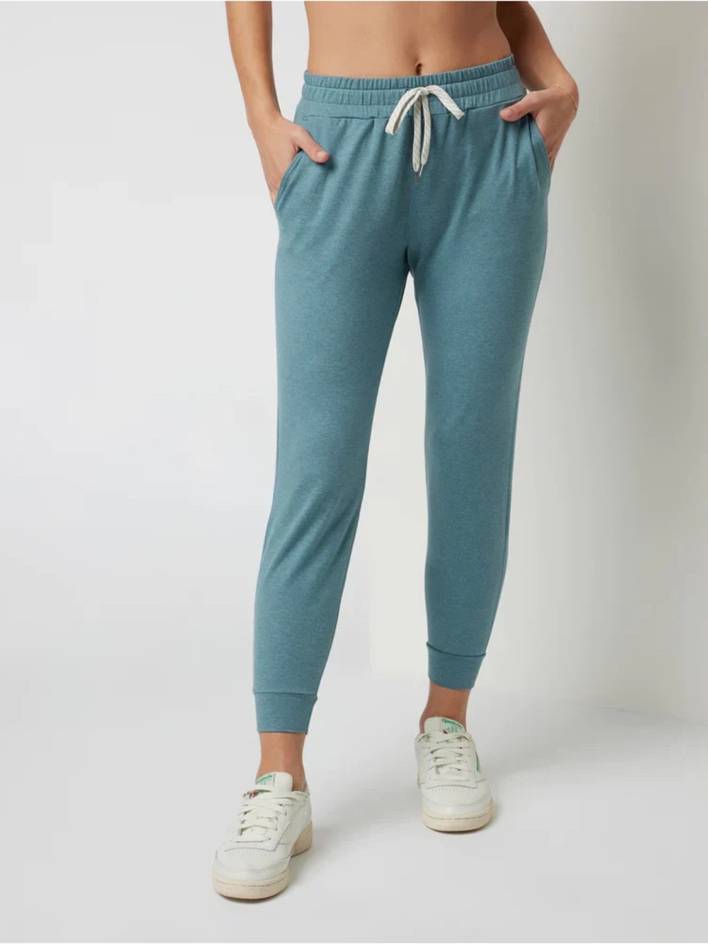 Vuori Teal Drawstring Joggers